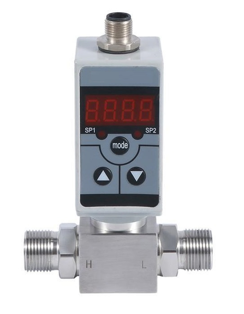 HPM530 Compact Structure Differential Pressure Switch PNP NPN Relay with Analog Output