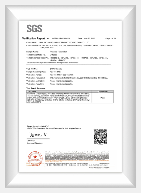 ROHS-Pressure Transmitter