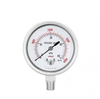HPB 2'' Liquid Filled 1.6% Accuracy Stainless Steel Pressure Gauge 