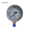 HPB 2'' Liquid Filled 1.6% Accuracy Stainless Steel Pressure Gauge 