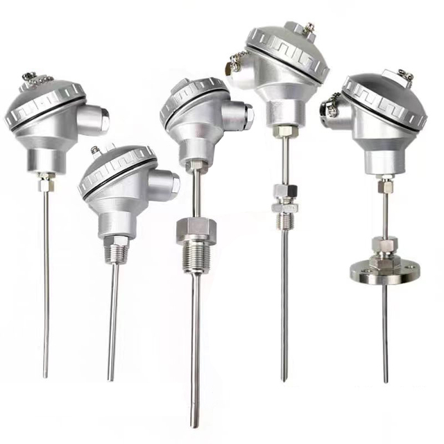 WZP PT100 /PT1000 Sensor 2 Wire 3wires 4 Wires with Waterproof Junction Box